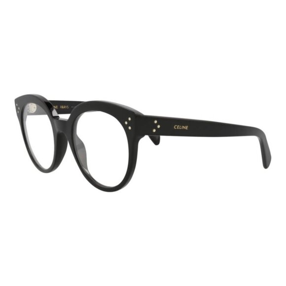 Celine Womens Round/Oval Black Black Transparent Fashion Designer Eyewear - Picture 2 of 4